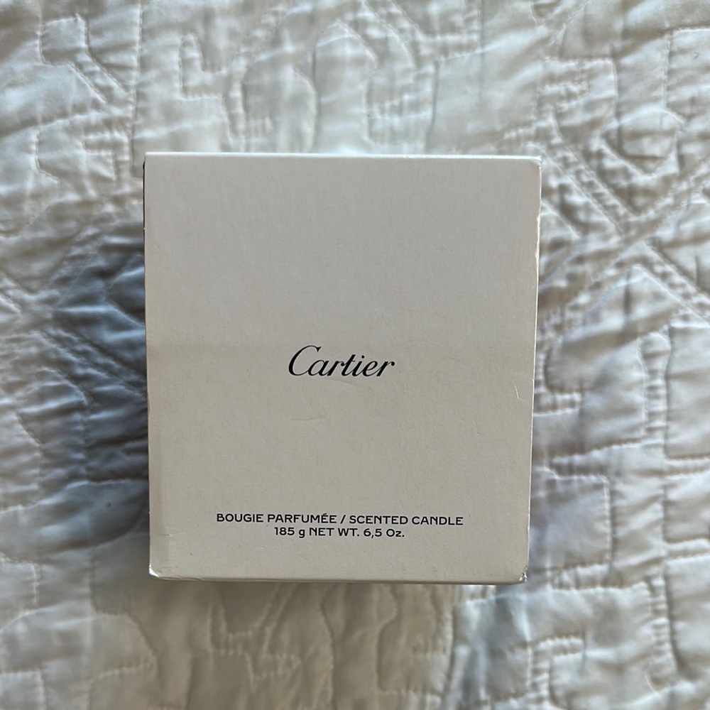 Cartier White Scented Candle